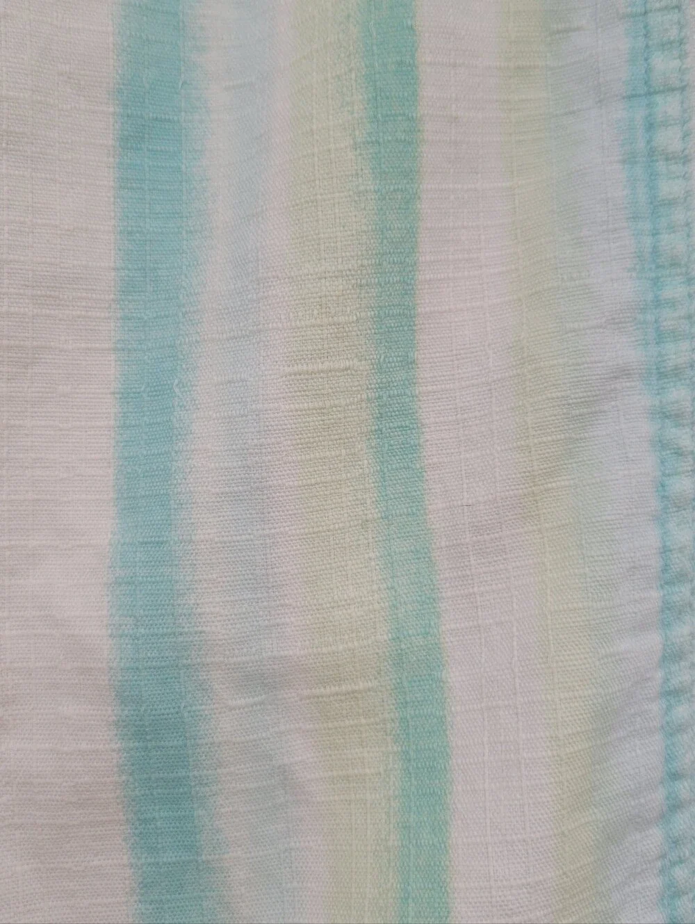Liz Claiborne 100% Cotton Blue, Green & Yellow Queen Pillowcases | Set of 2
